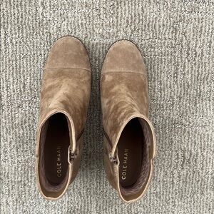 Cole Haan Women’s Tan Suede Boots